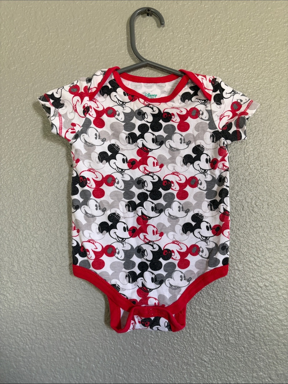 Disney Baby Mickey Mouse Short Sleeve Onesie